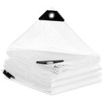Woltu - bâche de protection imperméable 3x5 m, bâche transparente en 140g / m² pe, bâche Étanche indéchirable ... Woltu - bâche de protection imperméable 3x5 m, bâche transparente en 140g / m² pe, bâche Étanche indéchirable ...