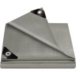 Woltu - b�che de protection en pe 280g / m�, 4x4 m, b�che imperm�able et r�sistante, couverture �tanche ...