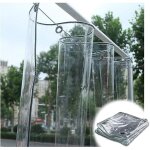 Bche de protection transparente, 0, 3 mm d'paisseur bche impermable en pvc transparent boutonnire ...