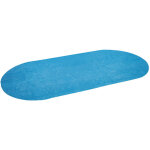 B�che � bulles ronde ou ovale pour piscine bestway - 466 x 280 cm - bleu
