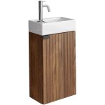 Badplaats - meuble lave - mains bosco 40 x 22 cm - noyer - armoire