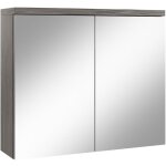 Badplaats - armoire de toilette toledo 80 x 60 cm chene gris -