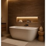 Badplaats - baignoire autoportante hanoi 170 x 80 x 58 cm - ba