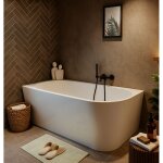 Badplaats - baignoire autoportante isia 170 x 80 x 58 cm - bai