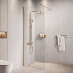 Badplaats - douche � l'italienne florida - 80 x 200 cm l'or -