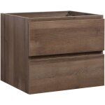 Badplaats - meuble sous lavabo angela 60cm chene brun ? armoir