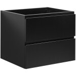 Badplaats - meuble sous lavabo angela 60cm noir ? armoire de r Badplaats - meuble sous lavabo angela 60cm noir ? armoire de r