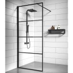 Badplaats - douche � l'italienne essos - 80 x 200 cm noir - 8