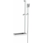 Bagnoclic - barre de douche carre avec tagre