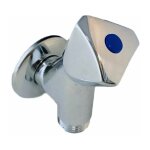 Robinet d'arrêt pour machine à laver 1 / 2 x 3 / 4 tout laiton Robinet d'arrêt pour machine à laver 1 / 2 x 3 / 4 tout laiton