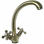 Bagnoclic - robinet de cuisine en laiton bronz vieux laiton