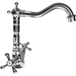 Bagnoclic - robinet m�langeur retro lavabo bec pivotant belle �poque, vintage