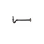 Bagnoclic - siphon de drainage en laiton chrom� 1. 1 / 4 's pour lavabo de lavabo bidet