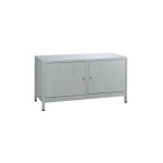 Sans marque - bahut mtal  portes battantes aluminium - maxiburo