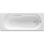Roca - baignoire en acrylique rectangulaire 'neo - genova' 1400 x 700mm blanc - avec dossier, accoudoirs ...
