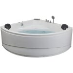 Vente - unique - baignoire balno d'angle avec systme de cascade aglena - 2 places - 350l - 15015060 ...