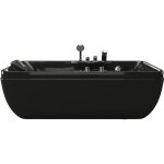 Baignoire baln�o noire - 1 place - 140l - 150 x 75 x 54, 5 cm - angle droit - gavino