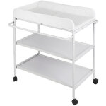 Aqrau - baignoire bébé pliante, baignoire avec table à langer bébé - blanc Aqrau - baignoire bébé pliante, baignoire avec table à langer bébé - blanc