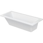Duravit - baignoire d - code rectangulaire 1600x700 mm, avec un dossier, en acrylique sanitaire, blanc ... Duravit - baignoire d - code rectangulaire 1600x700 mm, avec un dossier, en acrylique sanitaire, blanc ...