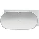 Duravit - baignoires luv, angle à droite, 2 pentes de dos, Duravit - baignoires luv, angle à droite, 2 pentes de dos,