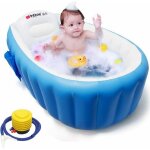 Baignoire gonflable pour b�b� baignoire portable de voyage pour b�b�, b�b� bain infantile avec pompe ...