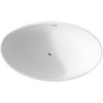 Bernstein - baignoire lot en acrylique sanitaire wave en blanc mat, blanc brillant, noir brillant ou ...
