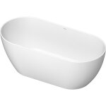 Baignoire lot autoportante durakanto - blanc - dimensions : 1500 x 750 mm - vidage central