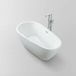 Baignoire lot design ovale phoenix blanche 150 cm