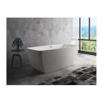 Les tendances - oceanic baignoire ilot stella - l. 160 x i. 75 x h. 60 cm - en acrylique - bonde a clapet ... Les tendances - oceanic baignoire ilot stella - l. 160 x i. 75 x h. 60 cm - en acrylique - bonde a clapet ...