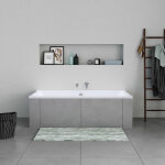 Duravit - baignoire murale en acrylique rectangulaire à encastrer, 2 dossiers inclinés, 2 places - 180x80x49, ... Duravit - baignoire murale en acrylique rectangulaire à encastrer, 2 dossiers inclinés, 2 places - 180x80x49, ...