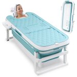 Einfeben - baignoire pliable pour adulte avec couverture mobile baignoire portable plastique pour spa ...