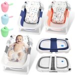 Baignoire pliable pour bébé 0 - 36 mois avec hamac de bain et thermomètre - rose - 60. 5x43x20. 5cm - ... Baignoire pliable pour bébé 0 - 36 mois avec hamac de bain et thermomètre - rose - 60. 5x43x20. 5cm - ...