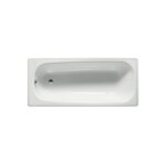 Baignoire rectangulaire en acier contesa plus roca dimensions : 1700x700 mm Baignoire rectangulaire en acier contesa plus roca dimensions : 1700x700 mm