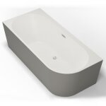 Spalina - baignoire ilot capri 160 gauche grise 160 x76 x58 cm, by Spalina - baignoire ilot capri 160 gauche grise 160 x76 x58 cm, by