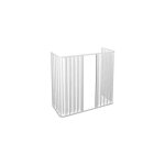 Paroi de douche pliante a 3 faces ra ductible sofie lux cm 70x170x70