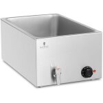 Bain marie - 600 w - gn 1 / 1 - sans conteneur - tap de drainage