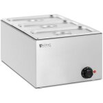 Bain marie - 640 w - 3 x gn 1 / 3 royal catering