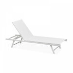 Bain de soleil en acier blanc Bain de soleil en acier blanc