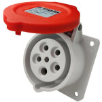 Bals cee 1320011 prise murale droite 16 a 5 polig 400 v 6 h bo�tier de montage encastrable 1320011 prise ...