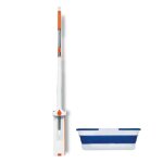 Balai autonettoyant express et son seau rectangulaire venteo t�te de balai rectangulaire - seau pliable ...