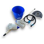Balai � franges espagnol seau 10l essoreur + aquafill 2 serpilli�res - quantit� x 1 - ensemble balai ...