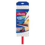 Vileda - balai  franges ultramax, microfibre, rouge / blanc, 7 x 14 x 105 cm, 7 x 14 x 105 cm.