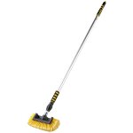 Balai de lavage t�lescopique 4 faces extensible jusqu � 1m70 - id�al pour camping - car