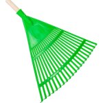 Balai rateau de jardin en polypropyle'ne triangulaire largeur 45 cm mode'le renforce' adapte' au ramassage ...