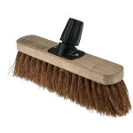 Balai rs pro pour intrieur et extrieur 280mm, avec brosse coco naturel, marron ( prix pour 1 )
