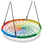 Balan�oire nid d'oiseau, enfants, adultes, charge maximum 150 kg, r�glable, 100 cm, jardin, multicolore ...