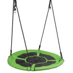Balan�oire nid d'oiseau rond , nid d'oiseau balancoire exterieur, enfant adulte jardin max 100 kg (100100180cm ...