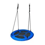 Yongqing - balanoire nid d'oiseau ronde 100cm pour enfant charge 100 kg 1001001. 8cm