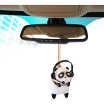 Balan�oire panda pendentif r�troviseur voiture, pendentif r�troviseur voiture ornement suspendu d�coration ...