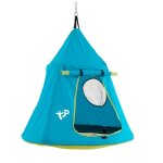 Tp toys - balanoire tente ovni bleu h190 - 250 cm